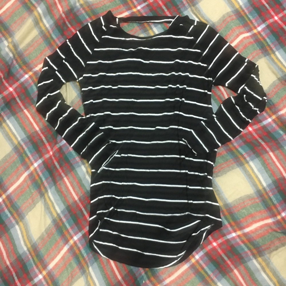 Striped Tunic w/ Scoop Neck in Back